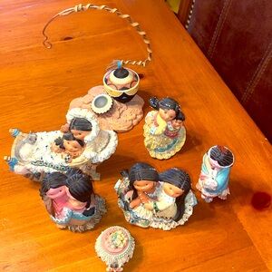Bundle of Enesco Vintage figurines- Birds of Feather